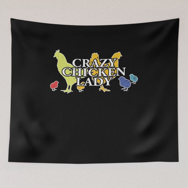 Item preview, Crazy Chicken Lady Funny Chicken Shirts For Women designed and sold by shoppzee.