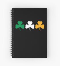 Ireland Shamrock Flag Spiral Notebook