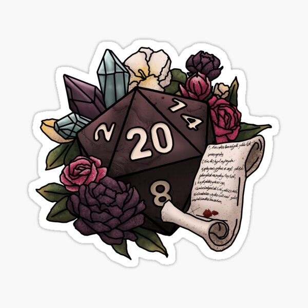 Item preview, Warlock Class D20 - Tabletop Gaming Dice designed and sold by Kiel Chenier.