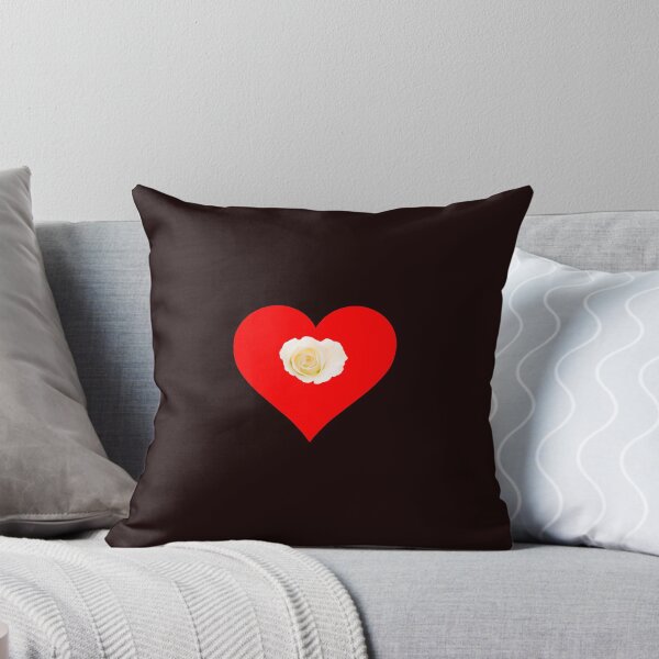 Item preview, White Rose, Red Heart designed and sold by merrychris.