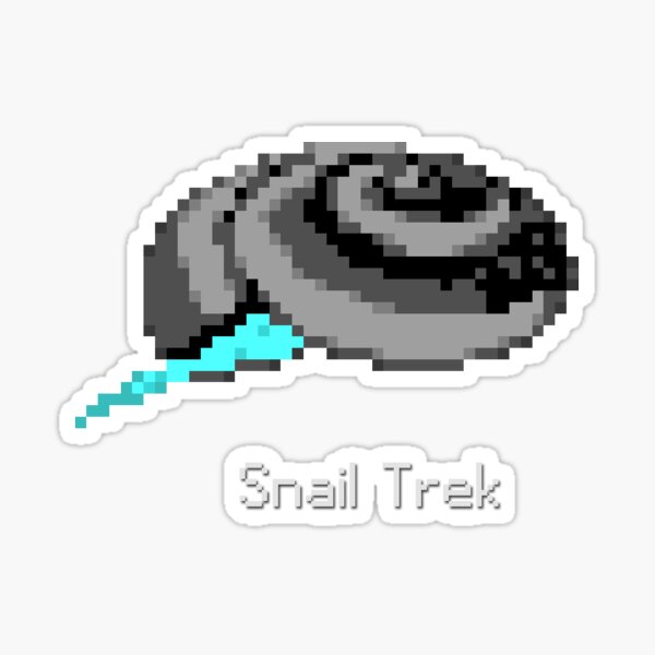 Snail Spacecraft from Snail Trek Sticker
