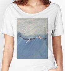 The Creation of Adam the Whale Women's Relaxed Fit T-Shirt
