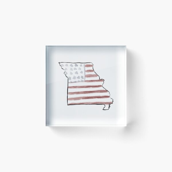Item preview, Missouri American Flag Design designed and sold by PositivelyBella.