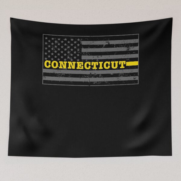 Item preview, Connecticut Police Dispatcher Shirt Thin Gold Line Shirt designed and sold by shoppzee.