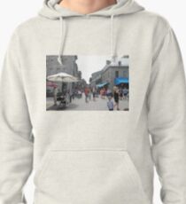Montreal, People, street, city, crowd, walking, urban, old, architecture, road, building, travel, shopping, traffic, blur, walk, business, tourism, woman, london Pullover Hoodie