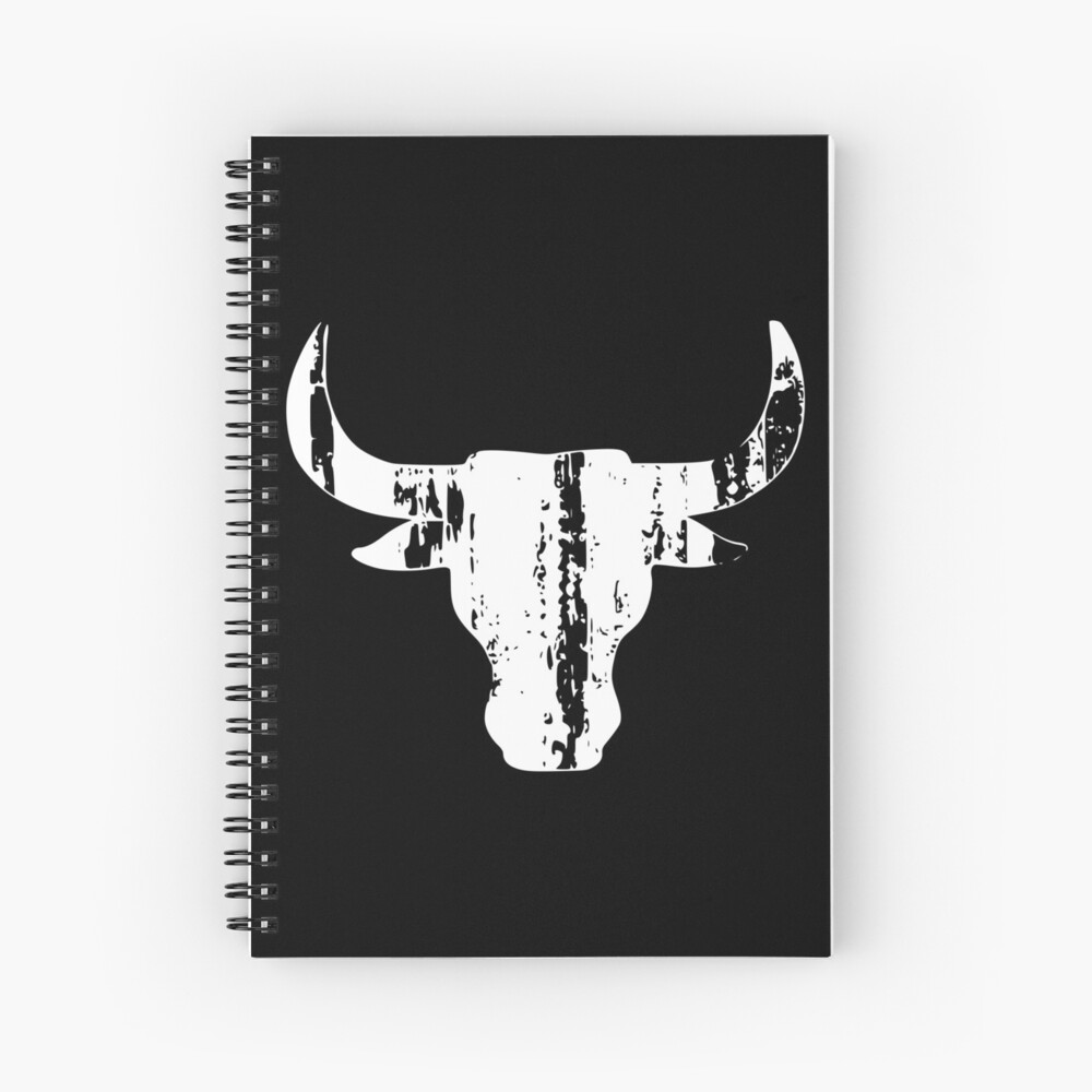 Bull Head Horns Vintage Hardcover Journal By Tshirtsbyms Redbubble - small white horns roblox