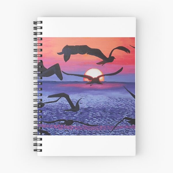 Item preview, Sunrise and Seagulls designed and sold by ZydecoChaCha.