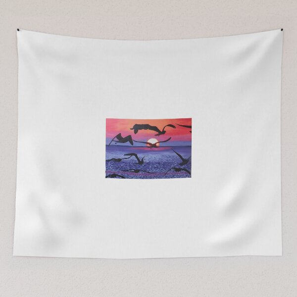 Item preview, Sunrise and Seagulls designed and sold by ZydecoChaCha.