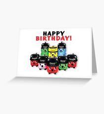 Henry Hoover und Freunde alles Gute zum Geburtstagskarte Grußkarte