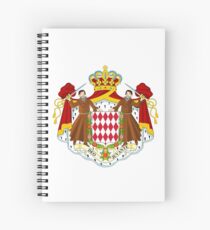 Monaco coat of arms Spiral Notebook