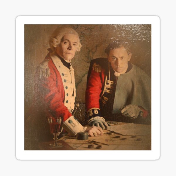 Hewlett & André {Oil Painting} Sticker