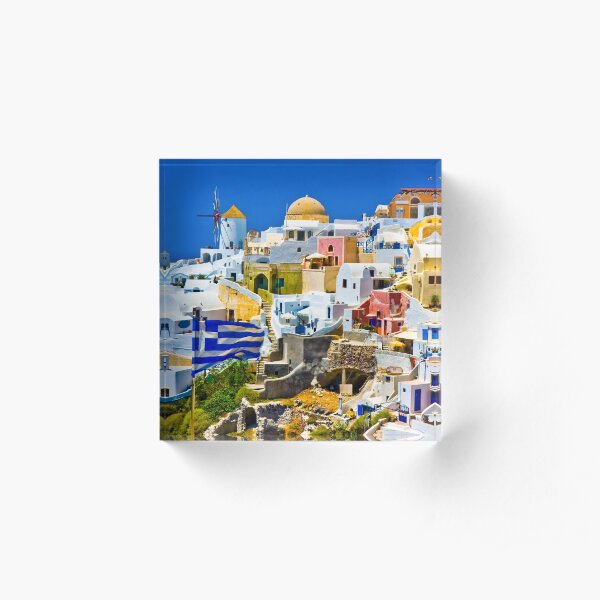Santorini Acrylic Block