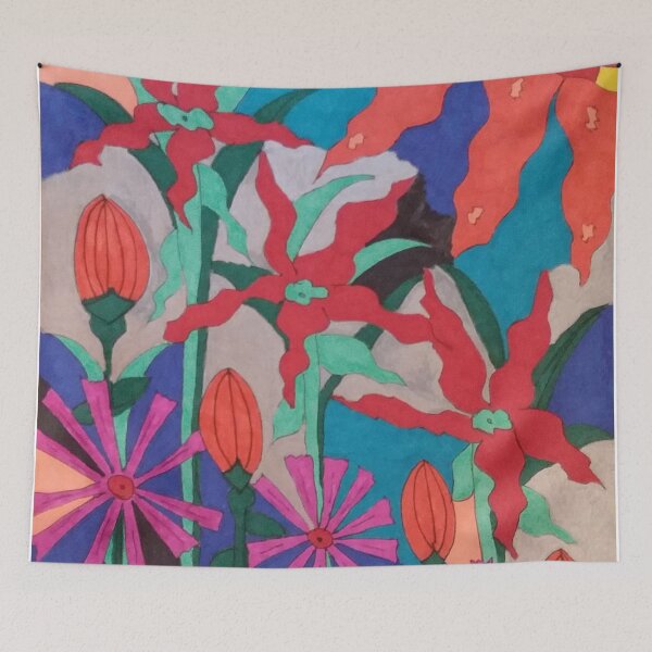 Item preview, Bohemian Floral Garden Print designed and sold by DanielleGensler.