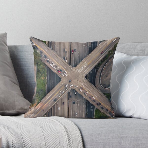 Boren and Pine Throw Pillow