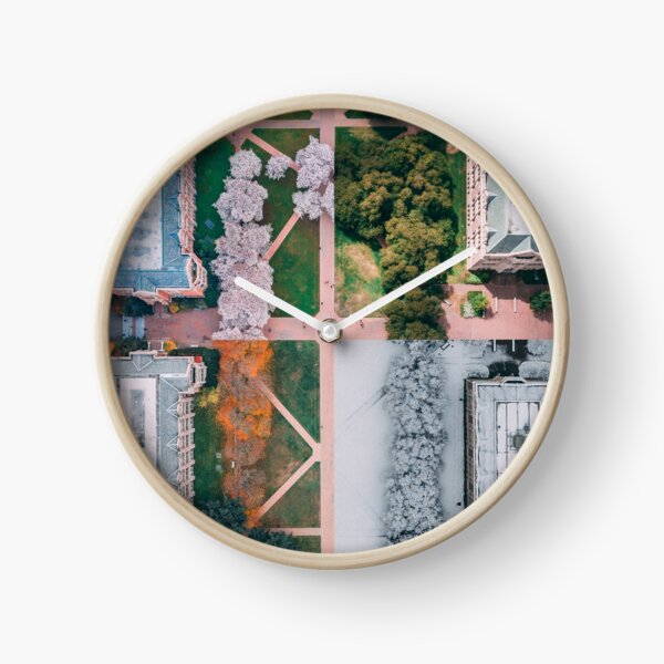 UW Cherry Blossoms - 4 Seasons Clock