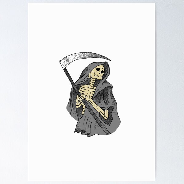 grim reaper 2 Poster by Kaputtkowski Art Shop