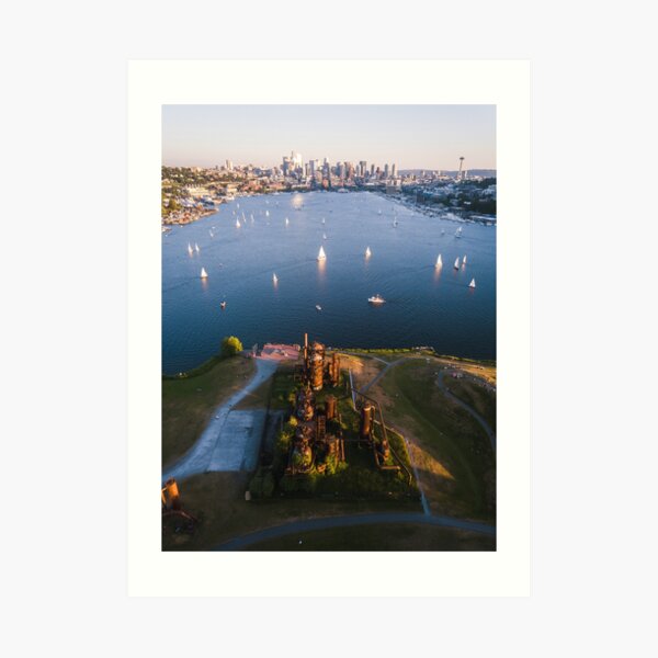 Gas Works and Lake Union Art Print