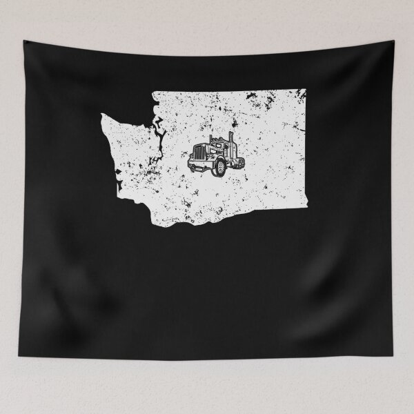 Artikelvorschau, Washington Long Haul Trucker Shirts 18 Wheeler Trucks Shirt entworfen und verkauft von shoppzee.