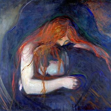 Artwork thumbnail, 'Vampire' by Edvard Munch (Reproduction) by Classic Visions Gallery