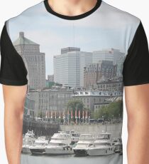 Old Port of Montreal #OldPort #Montreal #Old #Port #city #skyline #water #buildings #architecture #urban #building #harbor #cityscape #sky #downtown #skyscraper #business #river #view #panorama #boat Graphic T-Shirt