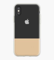 Apple - black and cream iPhone Case