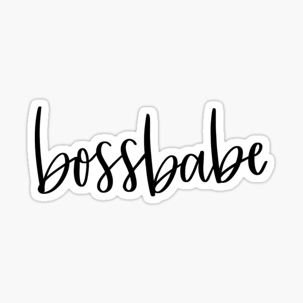 Item preview, Boss Babe designed and sold by niknakletters.