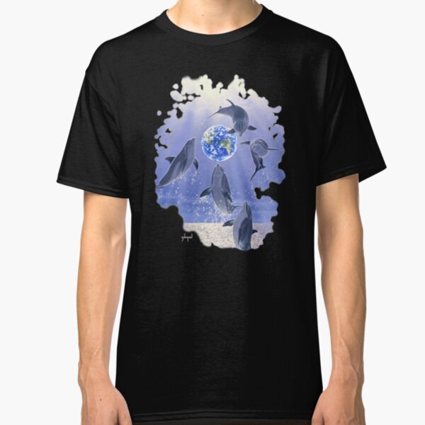 Leaping Dolphins, Earth Classic T-Shirt