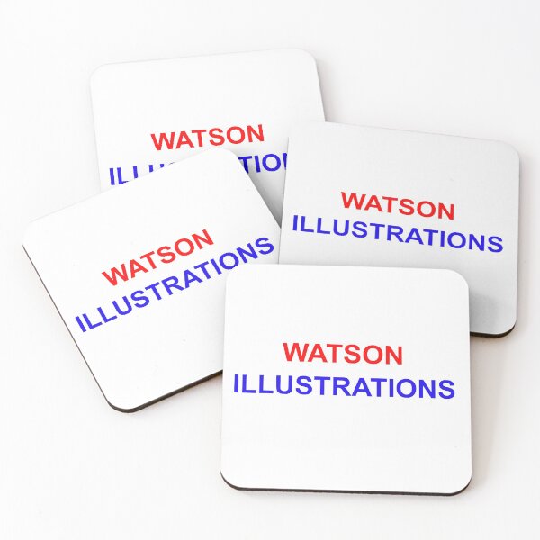 Item preview, Logotipo de Watson designed and sold by watsonillustrations.