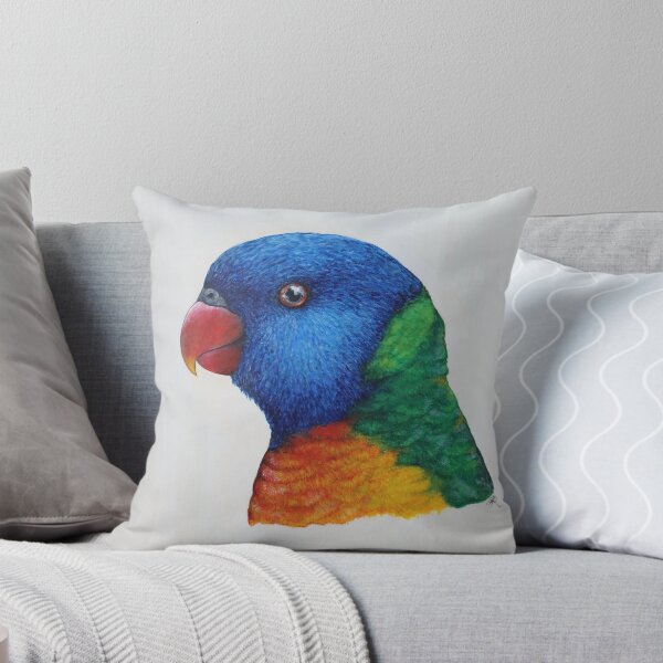 Aperçu de l'œuvre Loriquet arc-en-ciel créée et vendue par PaintedWillow.