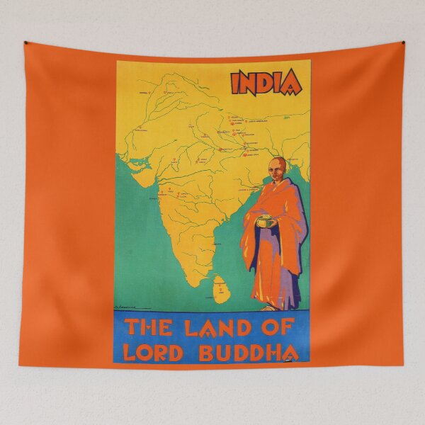 Item preview, India - The Land of Buddha designed and sold by ExpressingSelf.