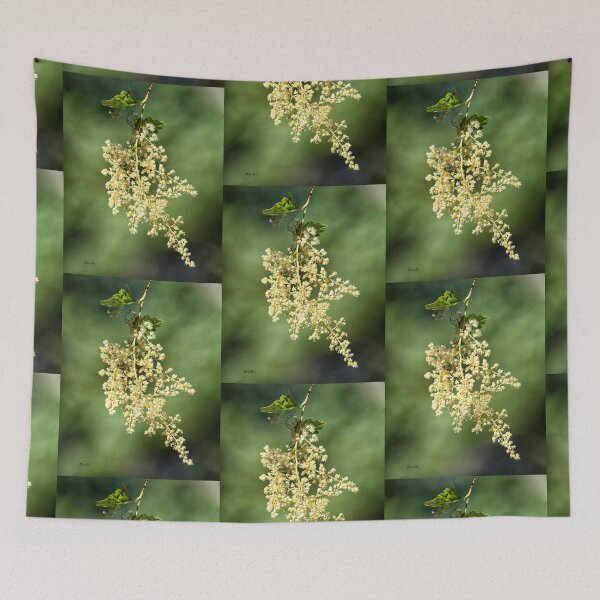 Item preview, white lilac buds designed and sold by MoreGoodArt.