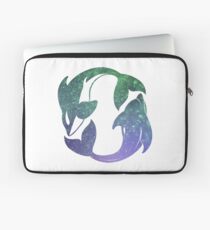 Schwimmen Sie frei Wal und Dolphin Laptoptasche