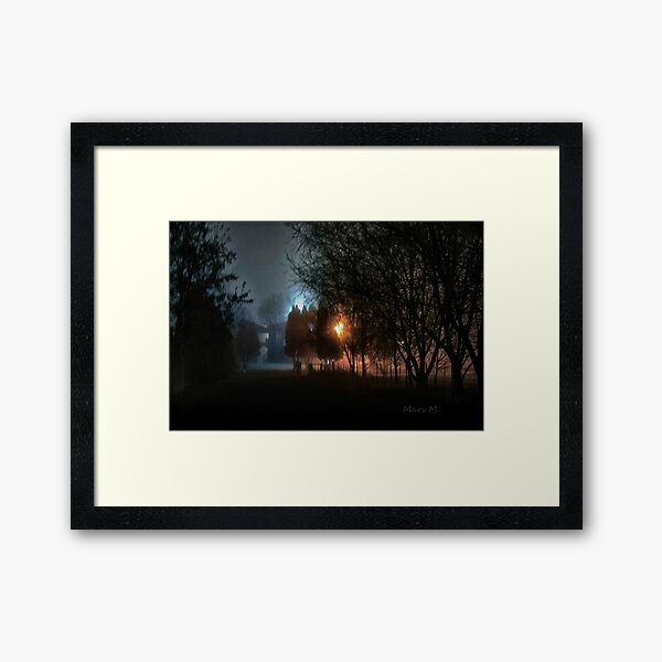 Item preview, foggy side street designed and sold by MoreGoodArt.