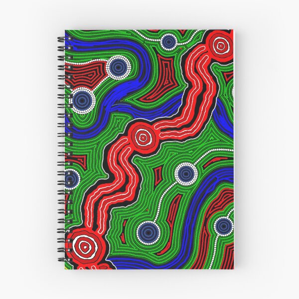 Item preview, Authentic Aboriginal Art - The Inland Rail designed and sold by HogarthArts.