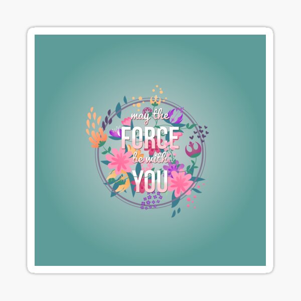 Floral Force Sticker