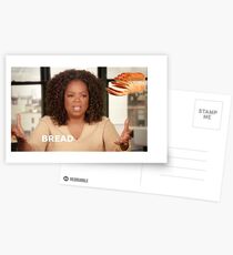 oprah bread meme Postcards