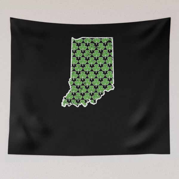 Aperçu de l'œuvre Shamrock Green Indiana St Patty Chemise Saint Patrick Day créée et vendue par shoppzee.