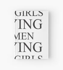 White girls copying gay men Hardcover Journal