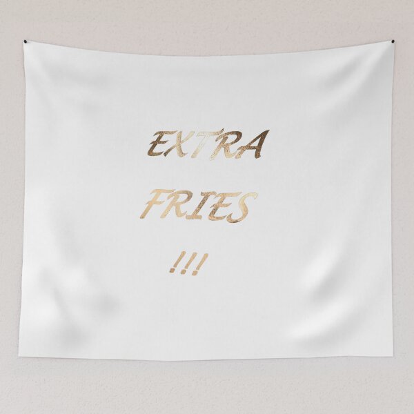 Item preview, Extra Fries !!! - Rose Gold and White designed and sold by katietavares.
