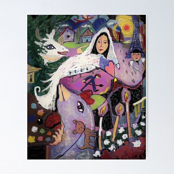 Item preview, Dan Baran Painting, Marc Chagall Tribute designed and sold by DanBaran.