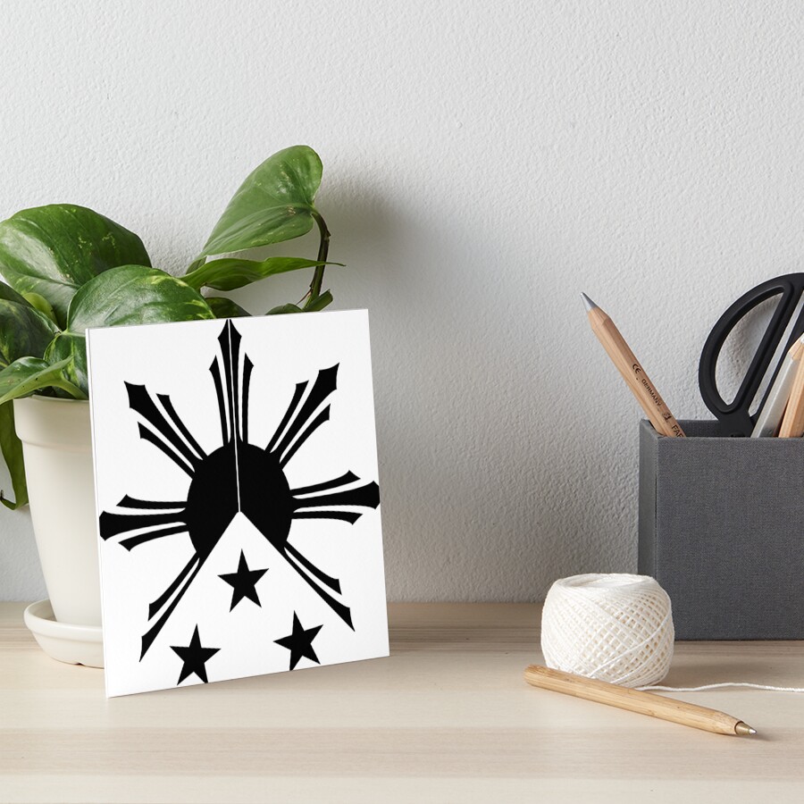 "Tribal Philippines Filipino Sun and Stars Flag" Art Print for Sale by ...
