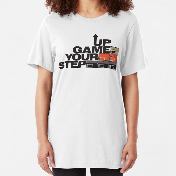 Step Your Game Up Sneakerhead by AiReal Apparel Slim Fit T-Shirt
