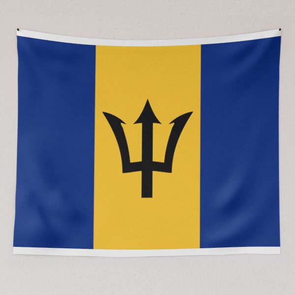 Item preview, Barbados Flag designed and sold by Bigfoot T-Shirt Co..