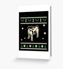 Christmas Rat Terrier Dog Gift Greeting Card