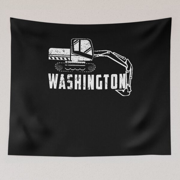 Item preview, Mini Backhoe Loader Washington Backhoe Tshirt designed and sold by shoppzee.
