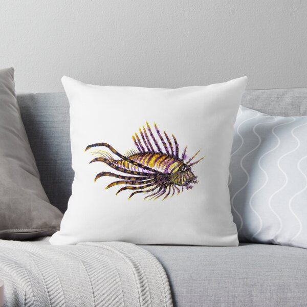 Lion Fish Throw Pillow