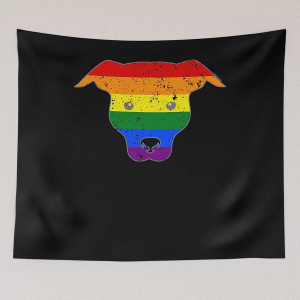 Item preview, Funny Dog Rainbow Flag Canine designed and sold by shoppzee.