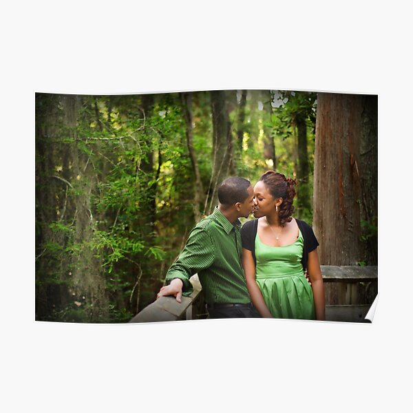 Kiss in the Woods Poster