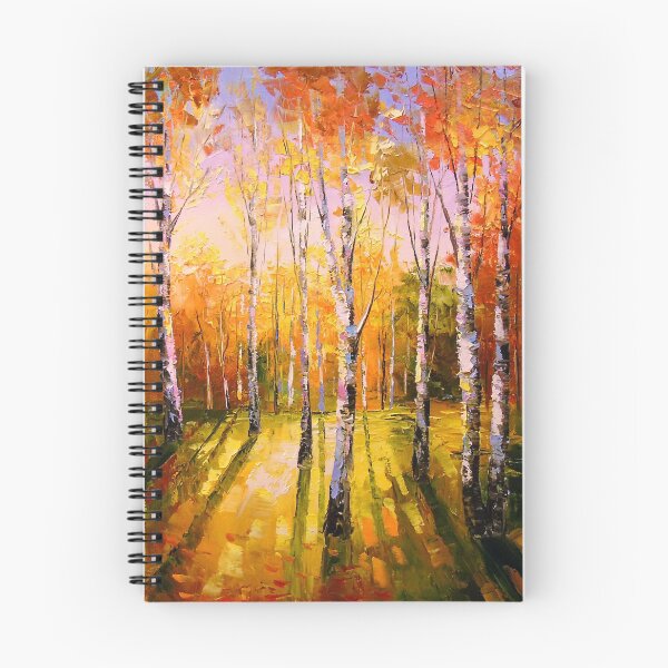 Item preview, Dawn in a birch grove designed and sold by Olha Darchuk.