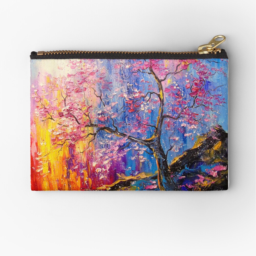 Sakura bloom Zipper Pouch